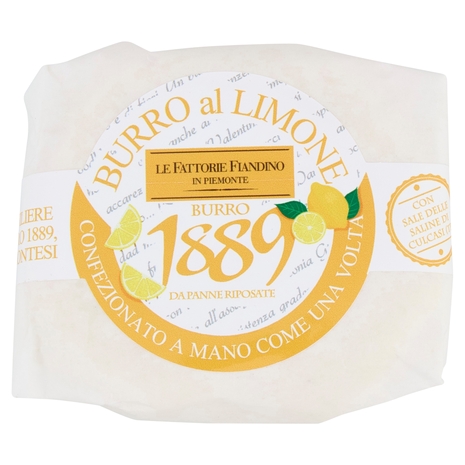 Le Fattorie Fiandino Burro 1889 Burro al Limone 100 g